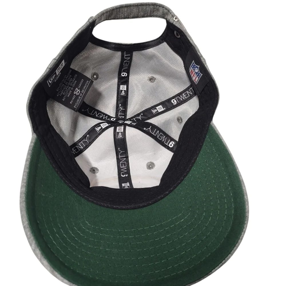NFL New Era 9twenty Green Bay Packers Heather Gray Hat Cap Womens Adjustable